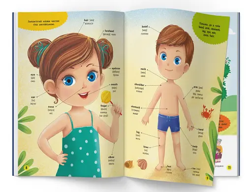 Школа сучасного чомусика. English. Мої перші слова. 115 розвивальних наліпок - фото 5