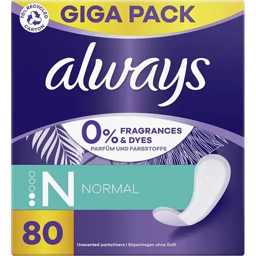 Уцінка. Щоденні прокладки Always Daily Fresh Normal Без запаху 80 шт. - фото 2