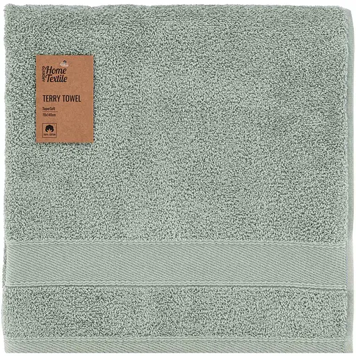 Полотенце махровое Ardesto SuperSoft 70х140 см 100% хлопок зелёное (ART2270SS)  - фото 1