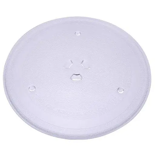 Тарілка скляна для мікрохвильової печі Samsung DE74-00027A d=255 мм під куплер - фото 1