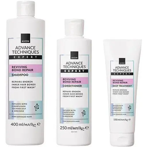 Набір для волосся Avon Відновлення (shamp/400ml + cond/250ml + mask/150ml) (494693334) - фото 1