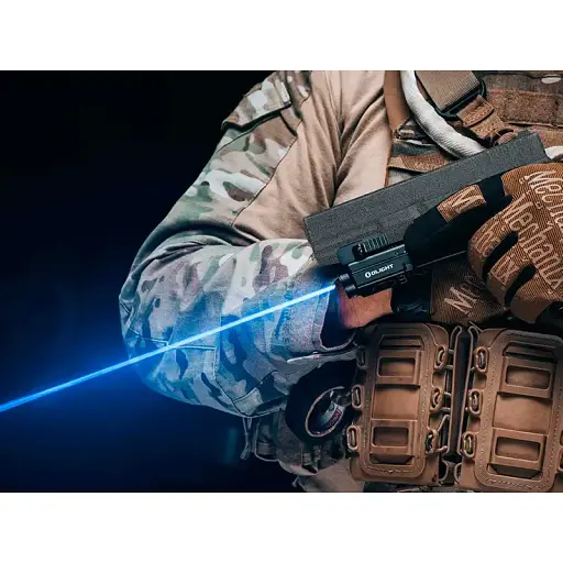 Фонарь с ЛЦУ Olight Baldr S Blue Laser Black - фото 6