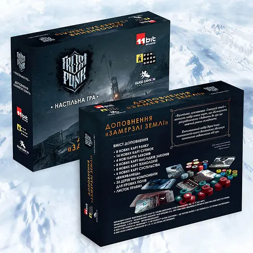 Настольная игра Fun Geek Shop Фростпанк: Замерзшие земли (Frostpunk: The Board Game - Frostlander Expansion) (укр.) (FGKS002) - фото 2