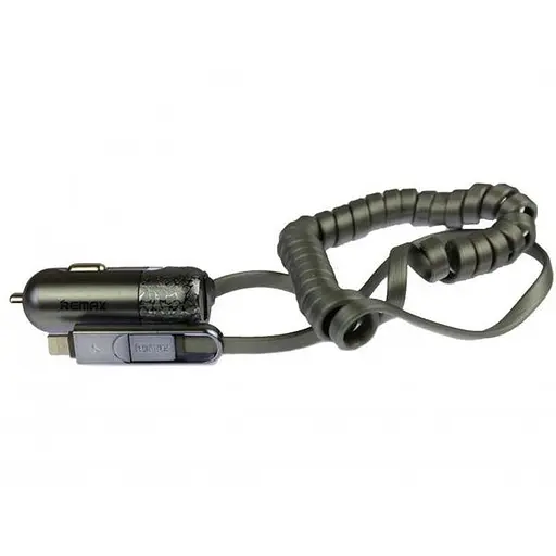 Автомобільний зарядний пристрій Remax RCC-103 Dual Lightning + Micro - фото 3