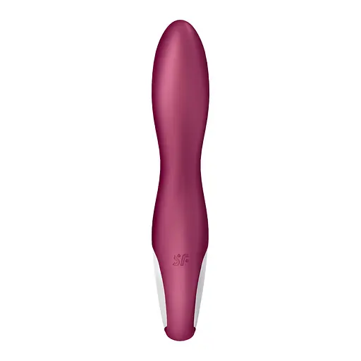 Вібратор Satisfyer Heated Thrill Connect App 20.6 см бордовий - фото 4