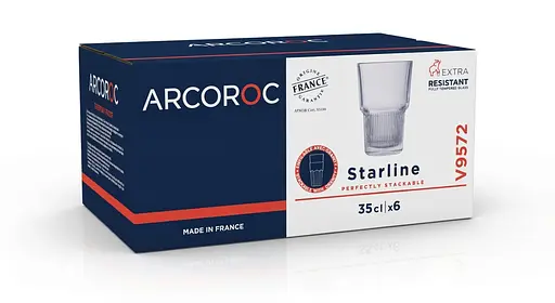 Набор стаканов для напитков Arcoroc Starline 6х350 мл (V9572/1) - фото 5