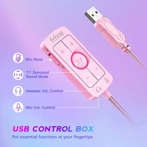 Навушники Fifine H9P Pink (H9P) - фото 5