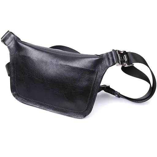 Кожаная бананка Grande Pelle унисекс 25х15х4.5 см sum0026992 - фото 2