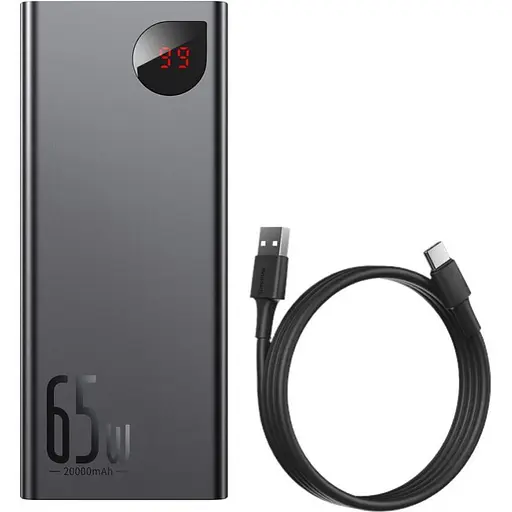 Зовнішній акумулятор (Power Bank) Baseus Adaman 20000 mAh Black (PPIMDA-D01) - фото 3