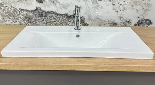 Умивальник VBI Fanusa 80 white врізний VBI-018065, Білий - фото 2