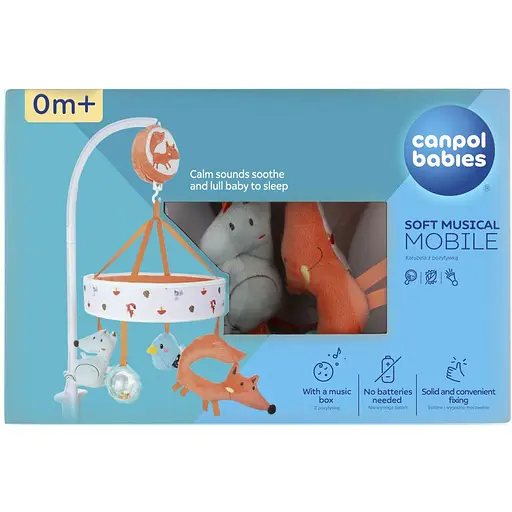 Карусель музыкальная Canpol babies Fox (75/201) - фото 4