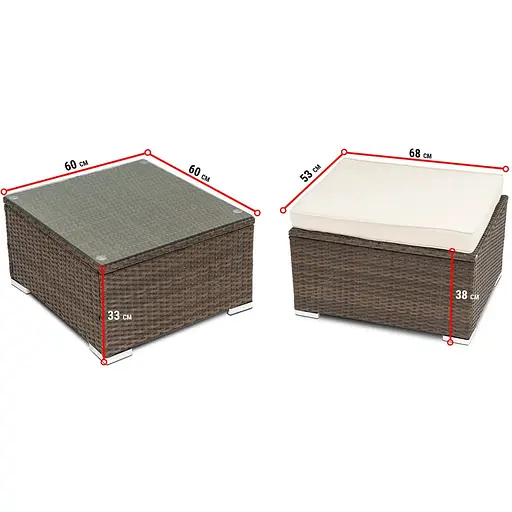 Садовая мебель Di Volio Modena Grey - фото 2