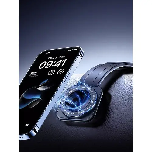 Автодержатель XO C145 Magnetic Velcro Bracket Черный - фото 4