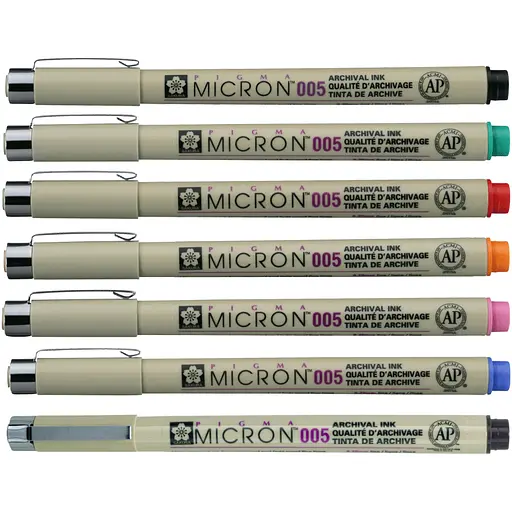 Лайнер Pigma Micron (0.05) 0.2 мм Sakura - фото 1