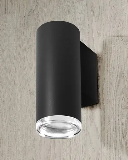 Бра, настінний світильник Goldlux 324764 Turyn GU10 1x10W IP44 BK - фото 2