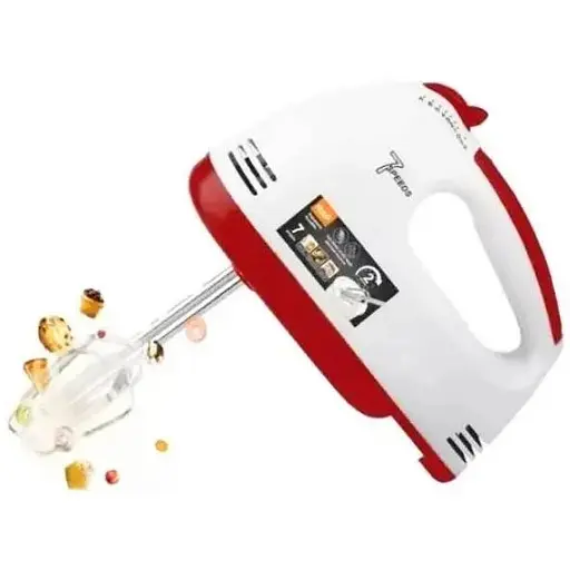 Ручний міксер Domotec R.6633W із насадками для замішування крутого тіста 260 Вт Білий - фото 2