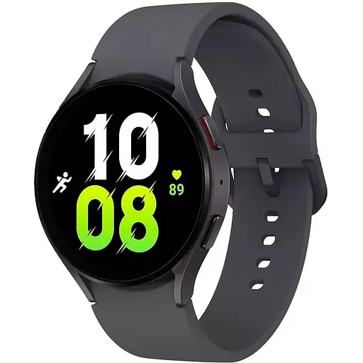 Смарт-годинник Samsung Galaxy Watch 5 40mm BT (1.20", 396x396, 16 GB, Watch OS, BT 5.2) Graphite (Grade C) Seller Refurbished - фото 1