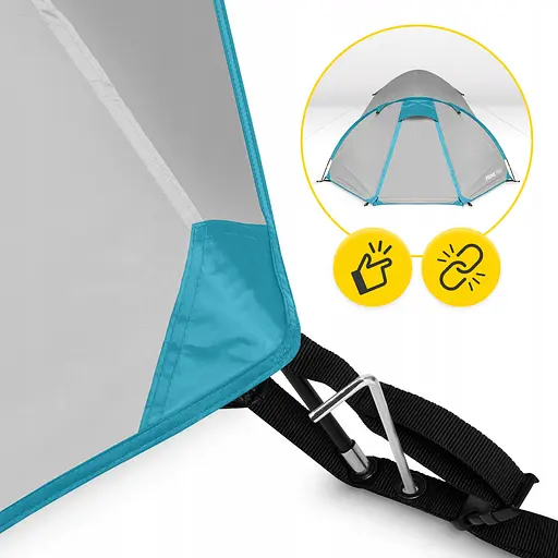 Намет туристичний Mountain Goat Prime Trio 3-місний Grey (P-5905973406581) - фото 8