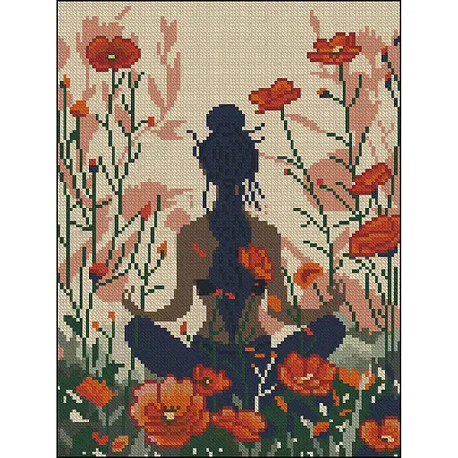 Алмазная мозаика Strateg ПРЕМИУМ Гармония без подрамника размером 30х40 см (ZAV3040-21) - фото 1