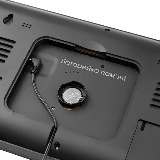 Часы электронные настенные и настольные LOSSO GRAND WC-600 Будильник с пультом Black (18968) - фото 8