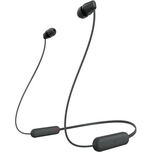 Навушники Sony WI-C100 In-ear IPX4 Wireless чорні - фото 1