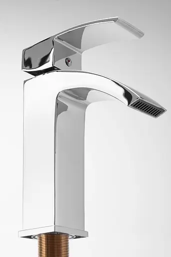 Смеситель для умывальника Rea Enzo хром низкий REA-B0113 Хром - фото 5