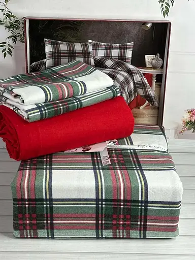 Постільна білизна Romeo Home Square yesil Фланель Belizza pbe0051798 - фото 2