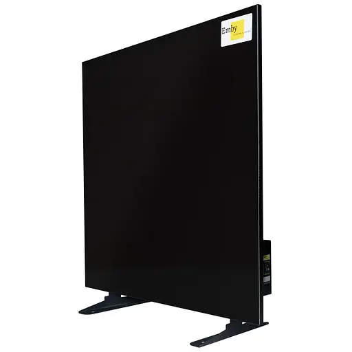 Керамічний обігрівач Emby CH-400 із кнопкою на 8 кв.м (Чорний)