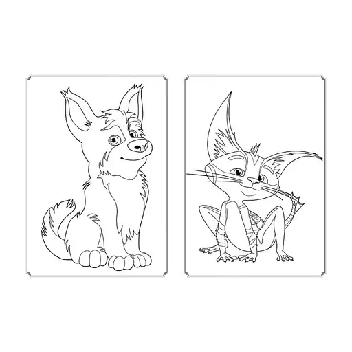 Раскраска Магия цвета. Вселенная Мавки Ранок 1807001 с наклейками - фото 4