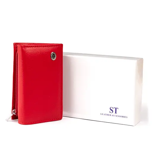 Кожаный женский кошелек ST Leather 12х7.5х2.5 см acs0015929 - фото 7