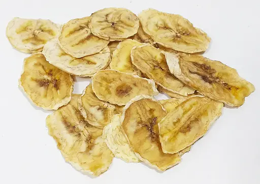 Сушені бананові чипси 50г