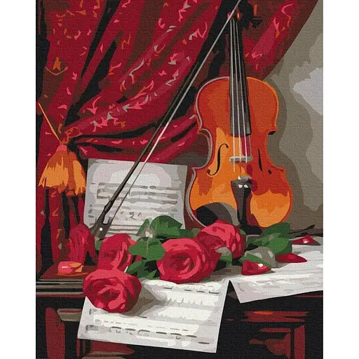 Картина по номерам на подрамнике Brushme Музыка цветов - фото 1