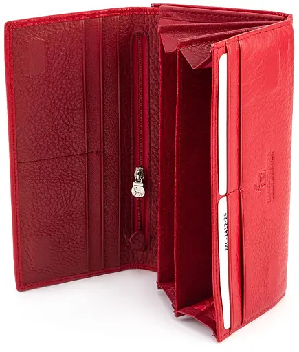 Кожаный женский кошелек Marco Coverna 18.5х9х3 см acs0027542 - фото 2