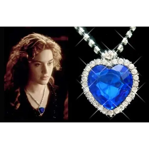 Кулон Серце Океану Титанік Titanic TТ 8.5 синій - фото 3