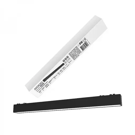Светодиодный магнитный трековый светильник Ardero MGU402 Ultra 18W 4000К черный (80121)