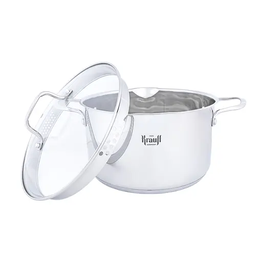 Каструля Krauff Cook&Joy зі скляною кришкою діаметр 24 см 5.8 л (26-238-120) - фото 6