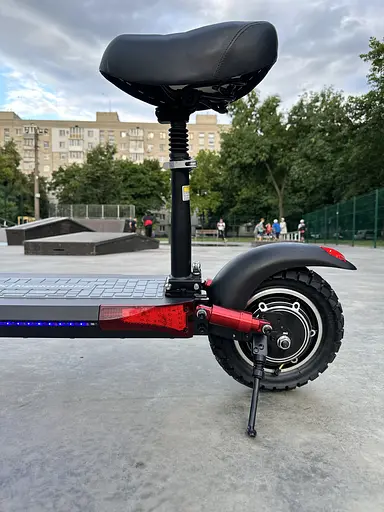 Электросамокат KUGOO Kirin M4 Pro 1000W 18Ah с сидением и усиленным аккумулятором и подсветкой - фото 9