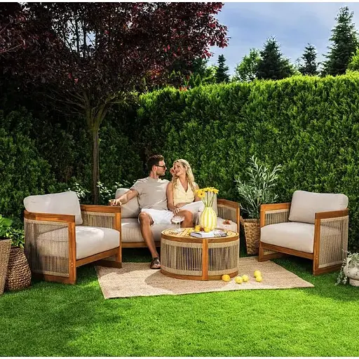 Комплект садовой мебели Di Volio Groseto бежевый - фото 2