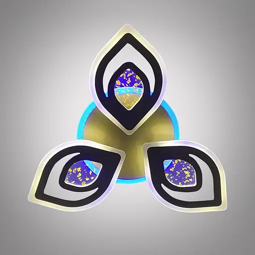 Люстра светодиодная VALESO V K29132-3 1 GD с пультом