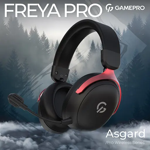 Ігрова гарнітура Gamepro Asgard Freya Pro бездротова (HSW201BR) - фото 13