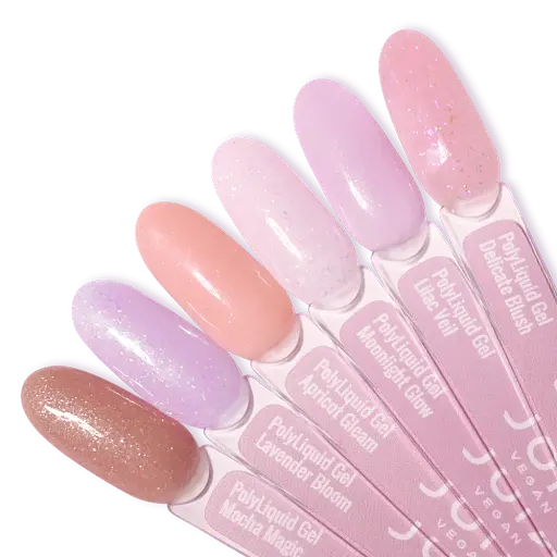 Рідкий гель для укріплення та моделювання Joia vegan PolyLiquid gel Delicate Blush 8 мл - фото 5