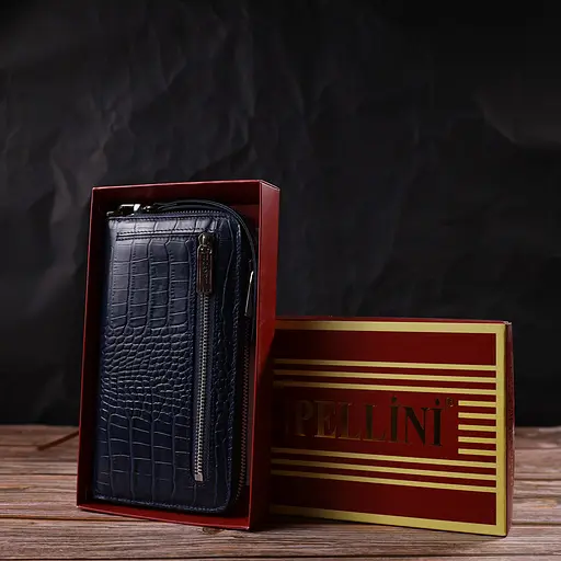 Женский кожаный кошелек Canpellini 21х12х2 см acs0025556 - фото 8