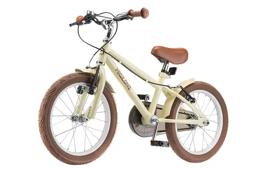 Miqilong Детский велосипед RM 16" бежевый - фото 9
