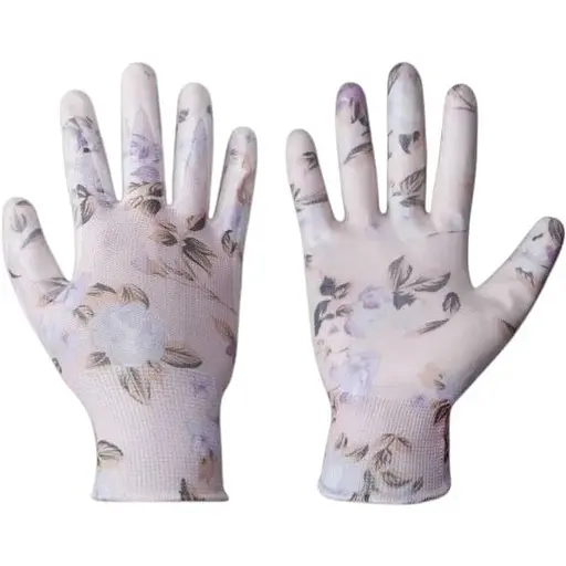 Рукавички захисні Bradas NITROX FLOWERS нітрил розмір 7 RWNF7 - фото 1