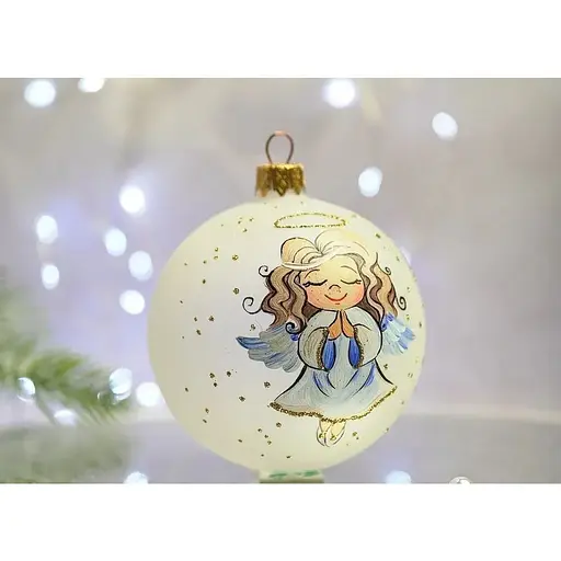 Ялинкова прикраса Санта Шоп Ангелики Розумниця скло (4820001112542) - фото 2