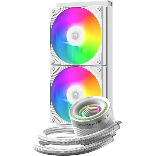 Система водяного охлаждения ID-COOLING FX240 INF White [148479] - фото 2