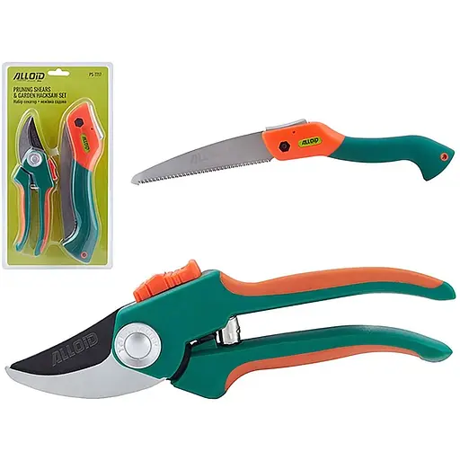 Набір секатор та ножівка Alloid (PS-7717) - фото 1