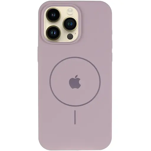 Чохол Epik Silicone Case Full Protective AA V2 with MagSafe для Apple iPhone 16 Pro 6.3 Сірий/Lavender - фото 3