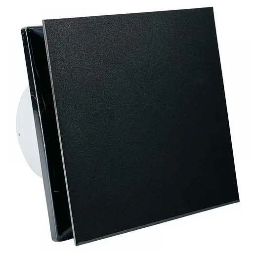 Декоративный малошумный вентилятор Vents 125 Солид черный сапфир - фото 3