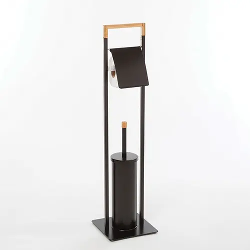 Держатель туалетной бумаги с щеткой CHIC (40.07651)